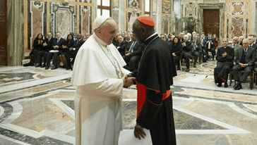 El sumo pontífice en la Jornada sobre Haiti